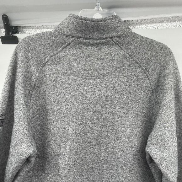 Donald Ross Sportwear Men's Pullover 1/4 Zip Heather Gray Size Medium Pockets - Picture 6 of 9